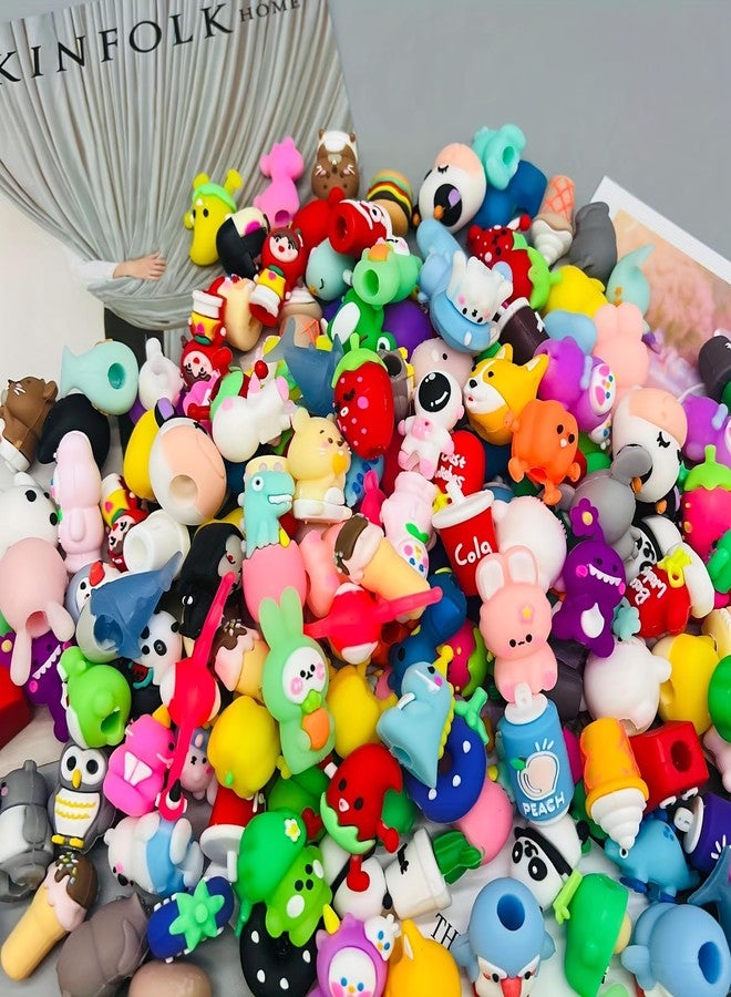 Cherislpy 50pcs Adorable Mini Kawaii Capsule Toys Collection Perfect for Sharing Educational Great for Kids Boys Girls Goodie Bag Christmas Stocking Stuffers Treasure Box Classroom Prizes Carnival Gifts - Image 3